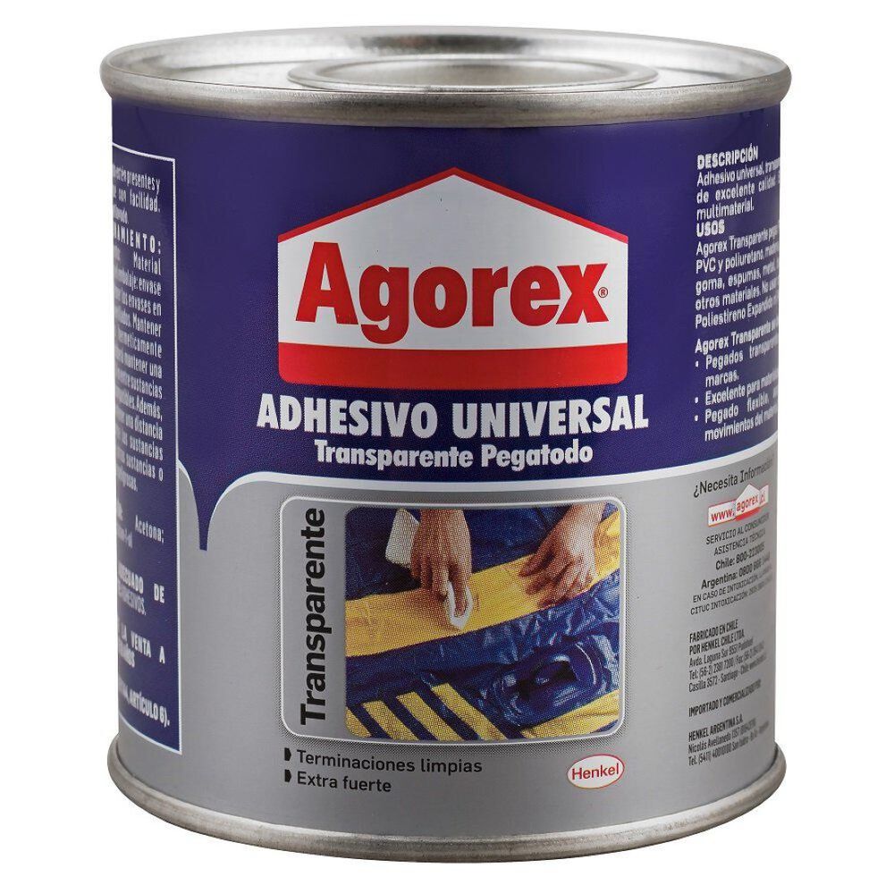 Agorex Adhesivo Universal Transparente Tarro 240cc image number 0.0